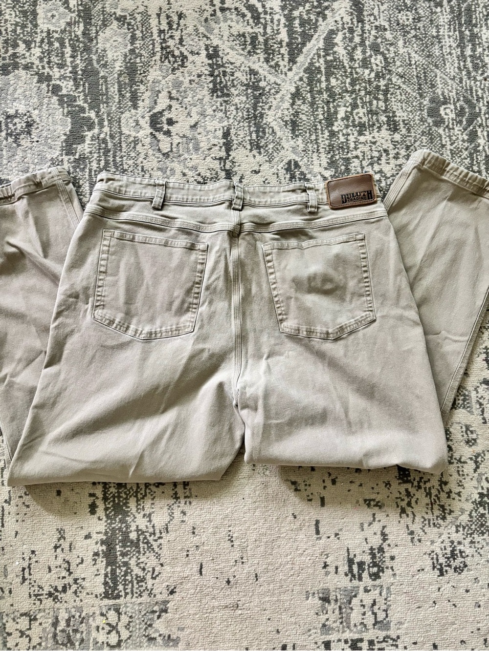 Duluth Trading Co Men's Jeans- Tan/Sandy Color